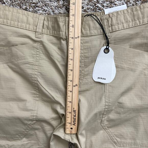 Prana Palisades Ripstop Utility Pant Women 10 Sandstone 29" Relaxed Straight Leg - Picture 10 of 13